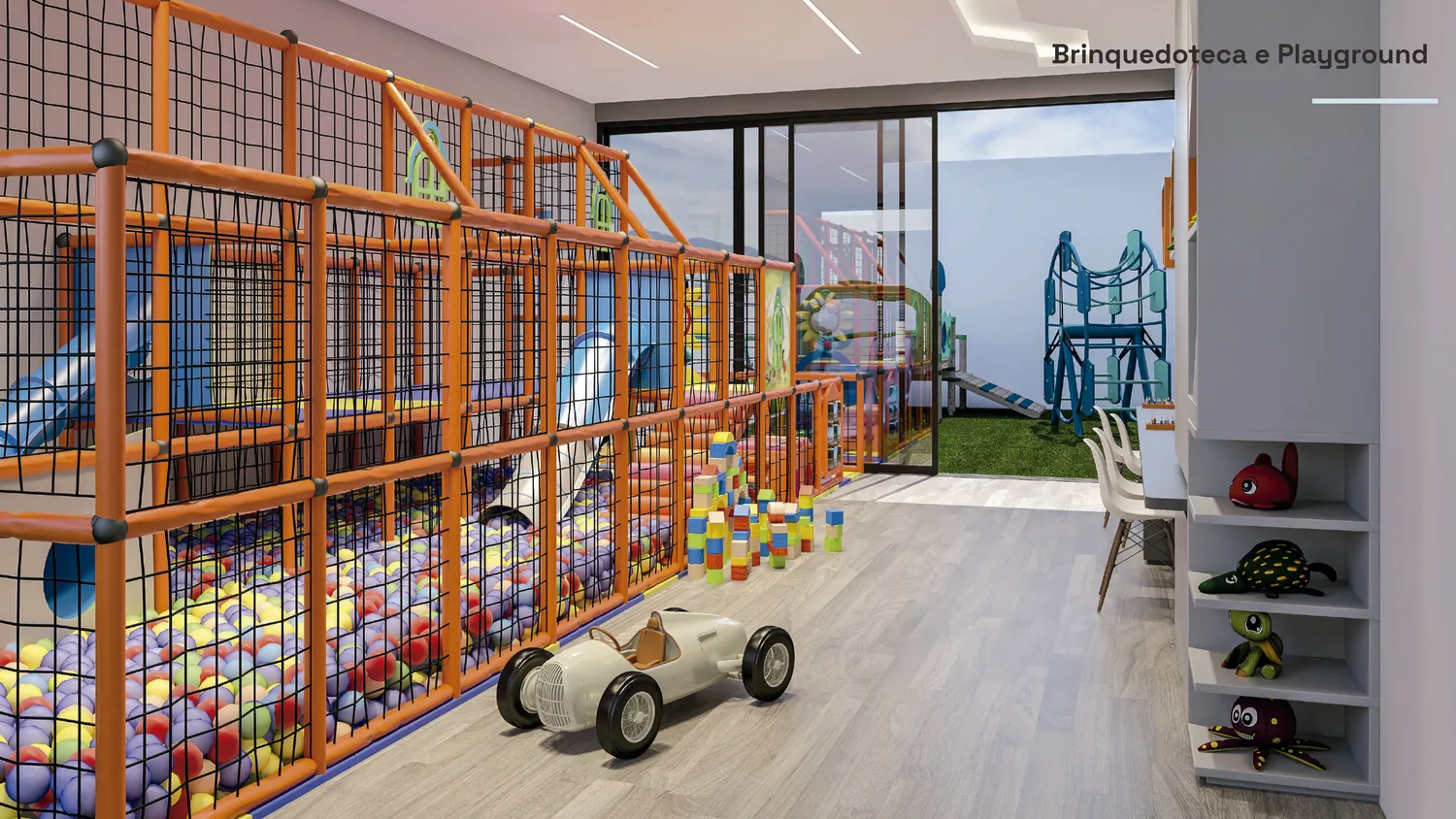 Brinquedoteca e playground do Sky305
